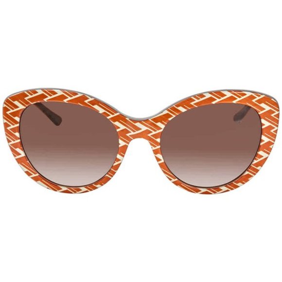 NEW. Tory Burch Patterned Cat Eye Sunglasses main image 4